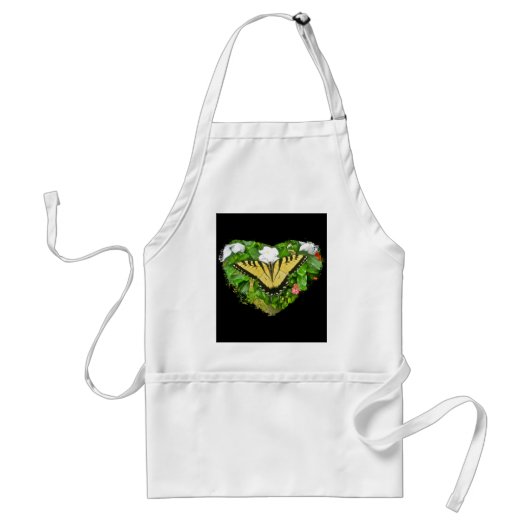 Birthday Tiger Swallowtail Butterfly Items Standaard Schort (Voorkant)