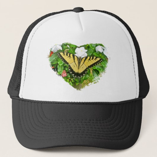 Birthday Tiger Swallowtail Butterfly Items Trucker Pet (Voorkant)