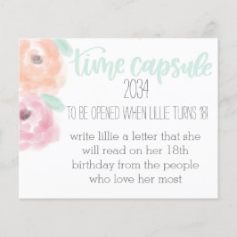 Birthday Tijd Capsule Kaart