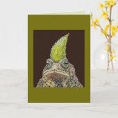 Birthday Toad-kaart Kaart (Gele Bloem)