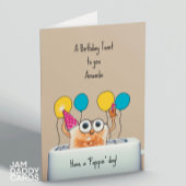 Birthday Toast Card Kaart
