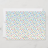 Birthday Train 2 jaar oude uitnodiging (Achterkant)