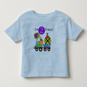 Birthday Train 2e verjaardag T-shirts en cadeautje