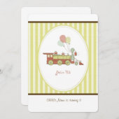 Birthday Train Kaart (Voorkant / Achterkant)