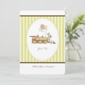 Birthday Train Kaart (Staand voorkant)