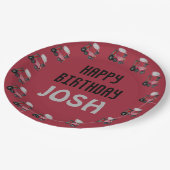 Birthday Train Papieren Bordje (Gekanteld)