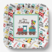 Birthday-training voor kinderen papieren bordje (Voorkant)