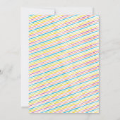 Birthday Trampoline Party Invitation Kaart (Achterkant)