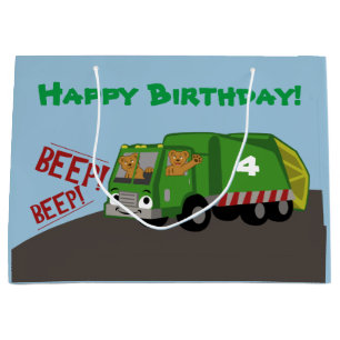 Birthday Trash Truck Groot Cadeauzakje
