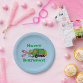 Birthday Trash Truck Papieren Bordje (Feest)