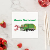Birthday Trash Truck Servet (Insitu)