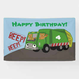 Birthday Trash Truck Spandoek