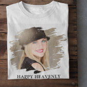 Birthday Tribute Foto Memorial T-Shirt