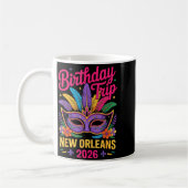 Birthday Trip New Orleans 2026 Matching Mardi Gras Koffiemok (Links)