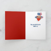 Birthday Trump Speech Bubble Kaart (Binnen)