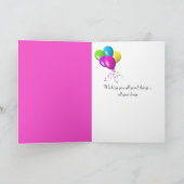 Birthday Tulips for Sister Kaart (Binnen)