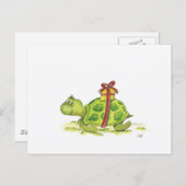 Birthday Turtle Briefkaart (Voorkant / Achterkant)