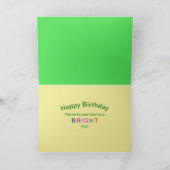 Birthday, Turtle Colorful Kaleidoscope Collection Kaart (Binnen)