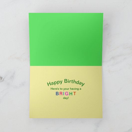 Birthday, Turtle Colorful Kaleidoscope Collection Kaart (Binnen)