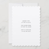 Birthday Turtle Invitation roze Modern Girl Kaart (Achterkant)