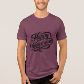 Birthday Typography Sayings Tri-Blend Shirt (Voorkant)