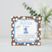 Birthday Uitnodiging (Staand voorkant)