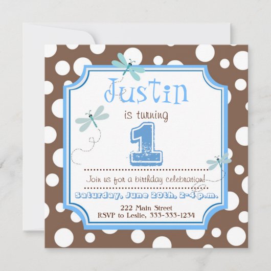 Birthday Uitnodiging (Voorkant)