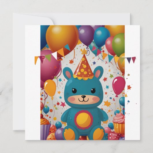 Birthday Uitnodiging (Achterkant)