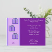 Birthday Uitnodiging (Staand voorkant)