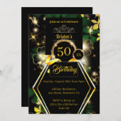 Birthday Uitnodiging (Voorkant / Achterkant)