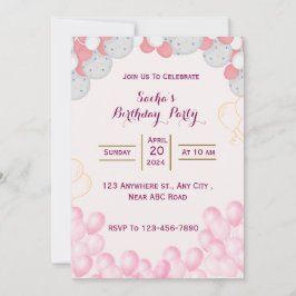 Birthday Uitnodiging