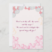 Birthday Uitnodiging (Achterkant)