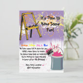 Birthday Uitnodiging (Staand voorkant)