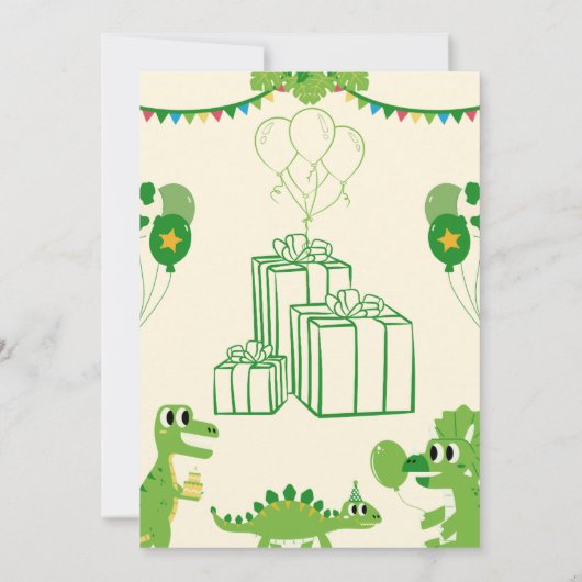 Birthday Uitnodiging (Achterkant)