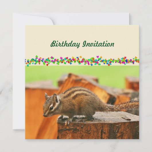 Birthday Uitnodiging (Voorkant)