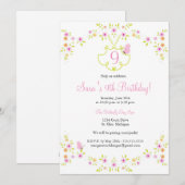 Birthday Uitnodiging (Voorkant / Achterkant)