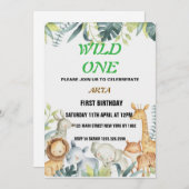 Birthday Uitnodiging (Voorkant / Achterkant)