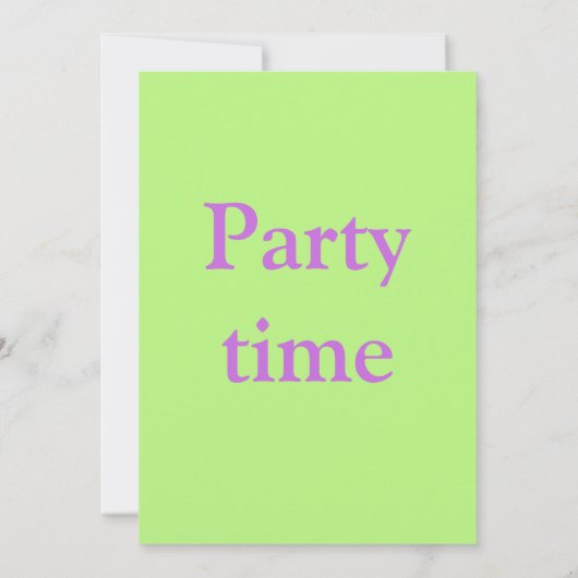 Birthday Uitnodiging (Achterkant)