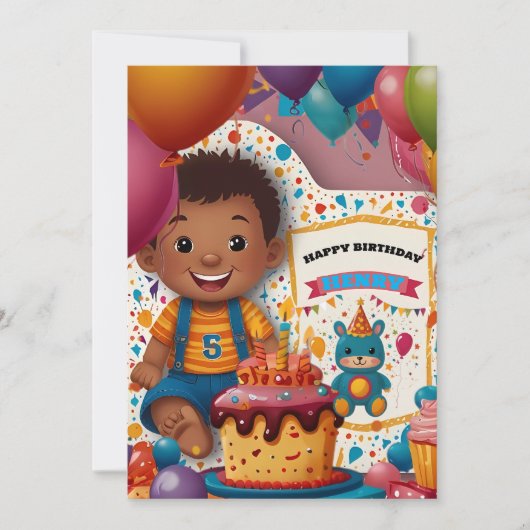 Birthday Uitnodiging (Voorkant)