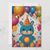 Birthday Uitnodiging (Achterkant)