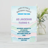 Birthday Uitnodiging (Staand voorkant)