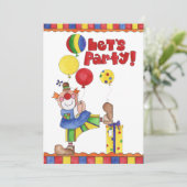 Birthday Uitnodiging (Staand voorkant)