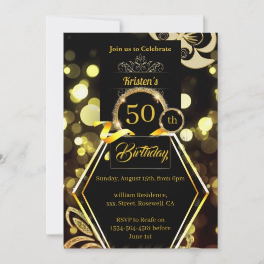 Birthday Uitnodiging (Voorkant)