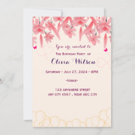 Birthday Uitnodiging