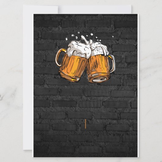 Birthday Uitnodiging (Achterkant)