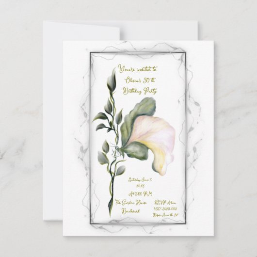 Birthday-uitnodiging (Voorkant)