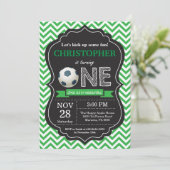 Birthday-uitnodiging 1e verjaardag kaart (Staand voorkant)