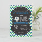 Birthday-uitnodiging 1e verjaardag kaart (Staand voorkant)