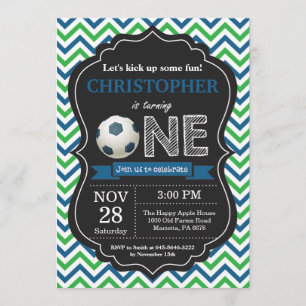 Birthday-uitnodiging 1e verjaardag kaart