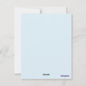 Birthday-uitnodiging kaarsenkaart voor kattenillus feestdagenkaart (Achterkant)